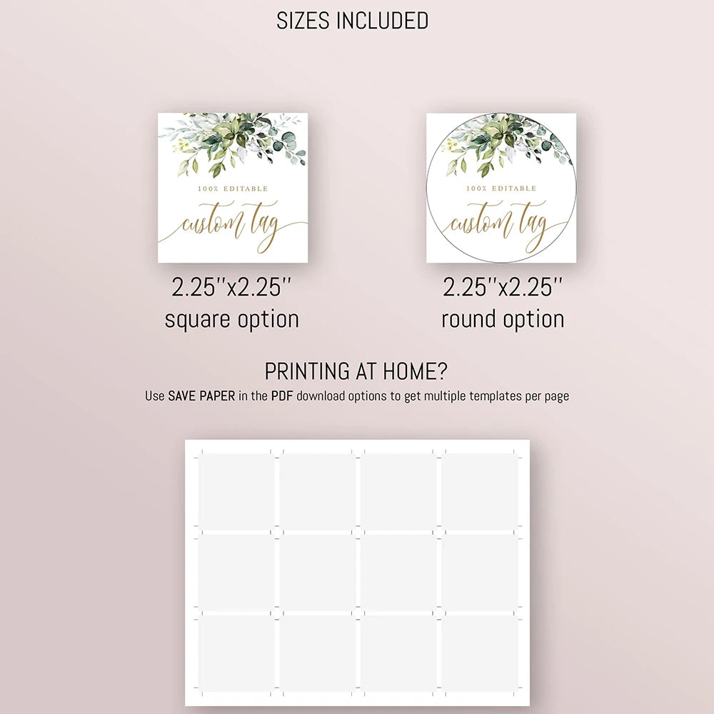 Etichette regalo personalizzate per ringraziamenti di matrimonio, 100 pezzi