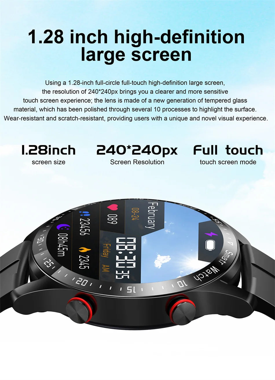 Smart Watch Men Laser Bluetooth Call Health Blood Pressure