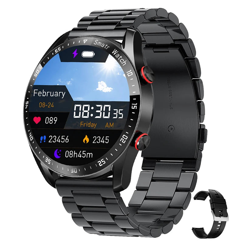 Smart Watch Men Laser Bluetooth Call Health Blood Pressure