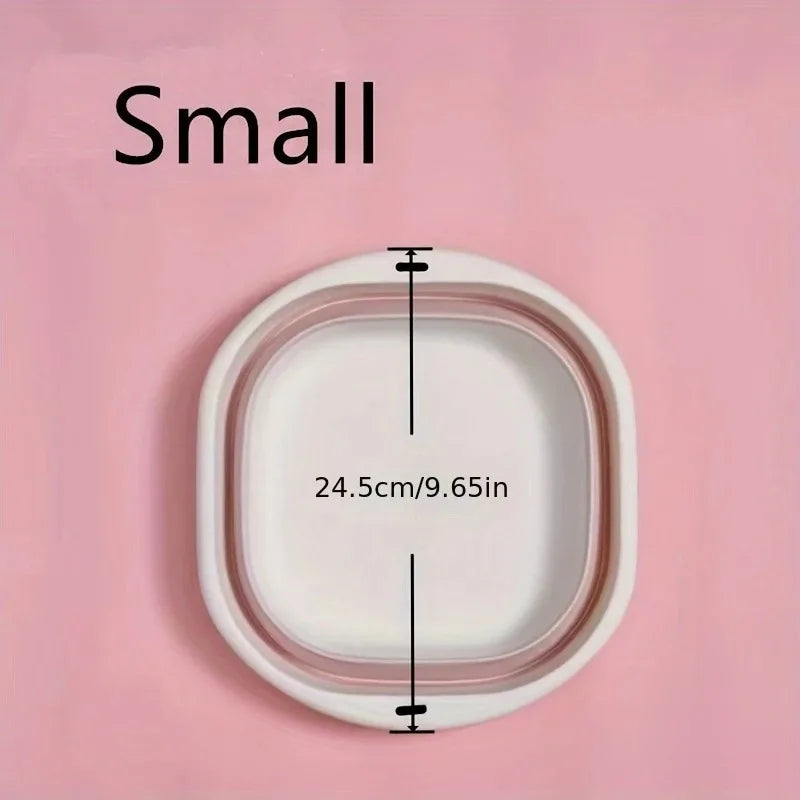 Wash Basin Laundry Baskets 3 Pack Collapsible Tub Space Saving.