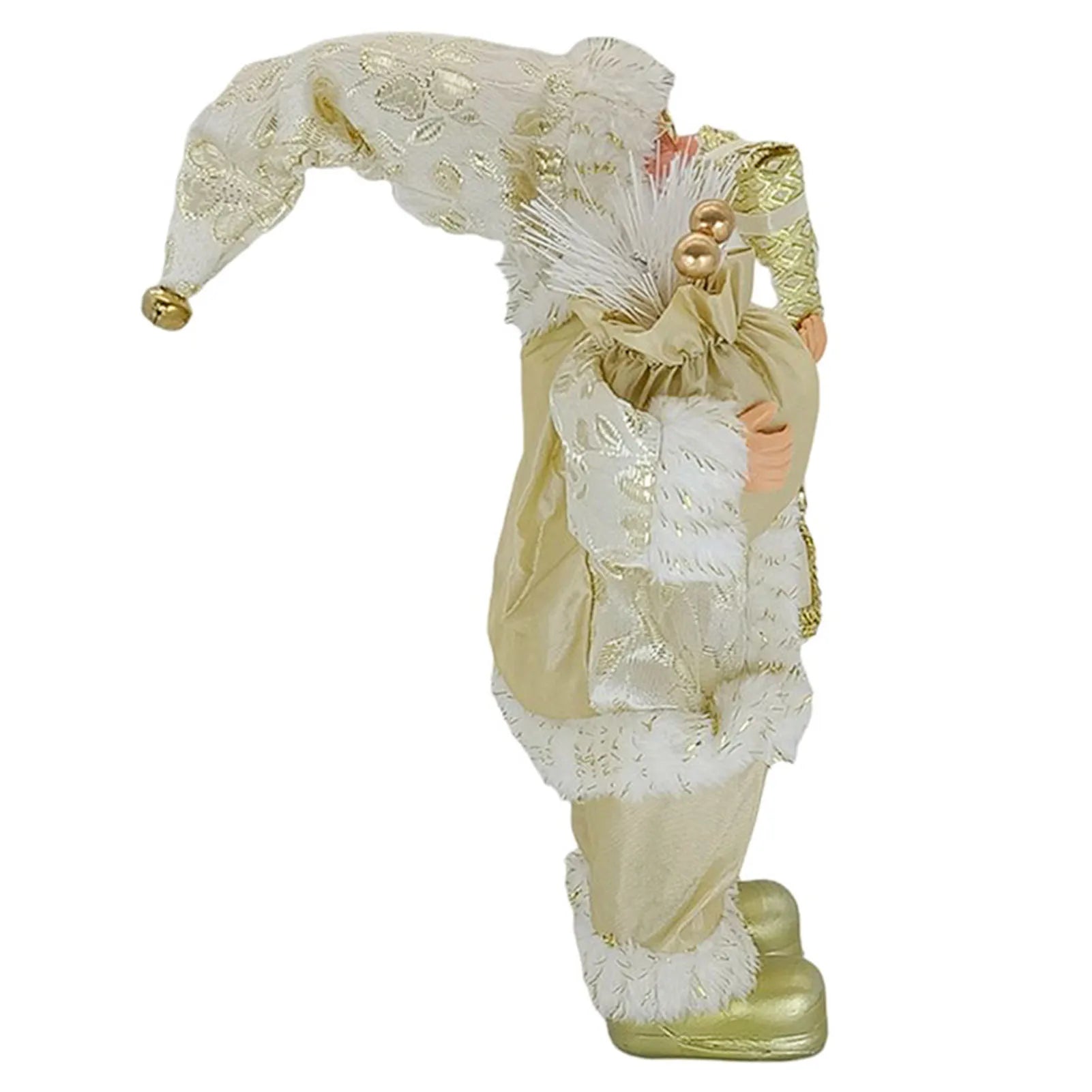 Christmas Sitting Standing Santa Claus Figurines Doll Cute 12inch.