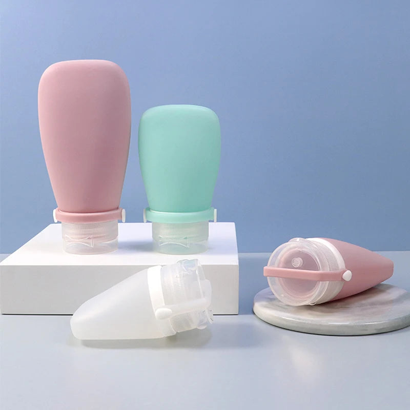 Portable Silicone Travel Bottle Cosmetic Storage Refillable Empty Bottle