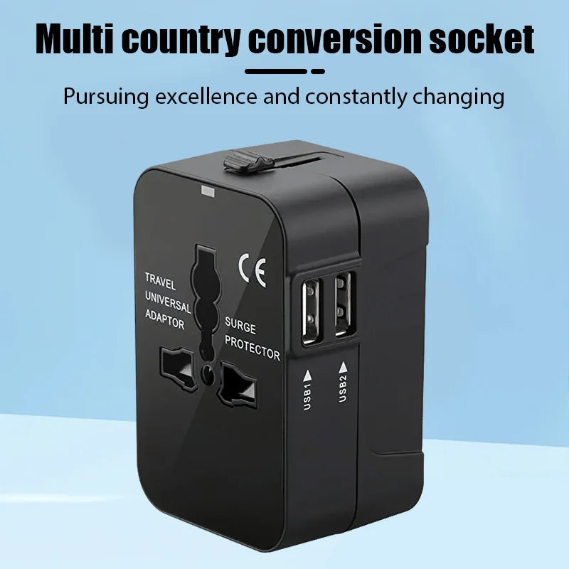 Universal Reiseadapter EU UK US AU AC Power Ladegerät Adapter Outlet Converter