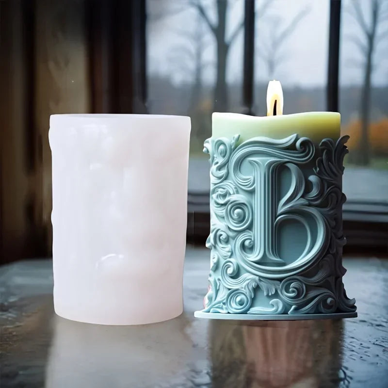 Grande stampo in silicone per candela a forma di rosa con fiore di peonia