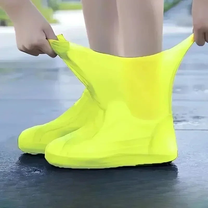 Lightweight Thick Wear-resistant Silicone Rain Shoe Covers Travel