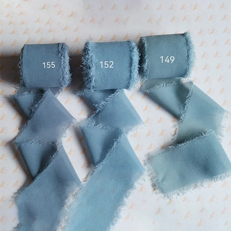 Nastro di pizzo, nastro di seta chiffon, fiori