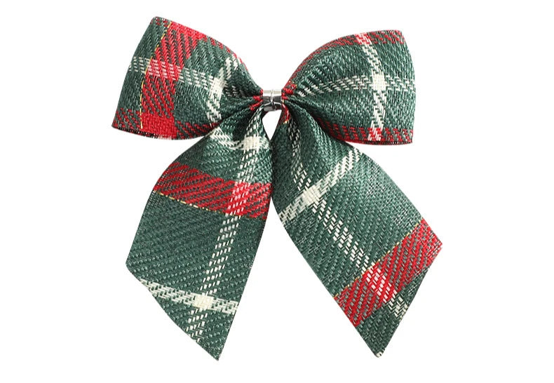 Christmas Bows Gold Red Bows.