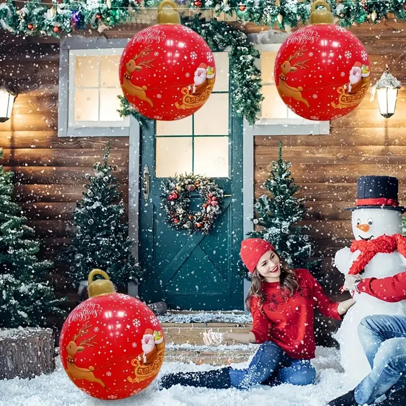 Palle di Natale - Palle gonfiabili per esterni.