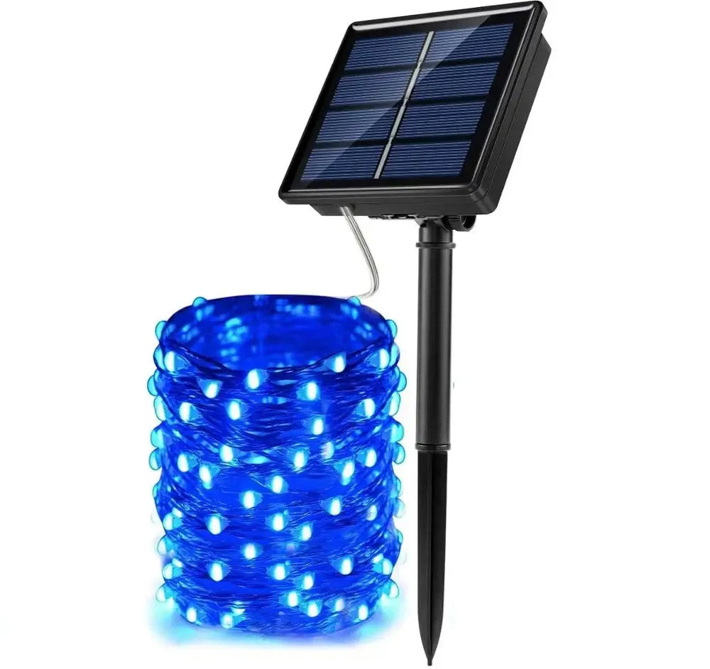 Solar Christmas String Lights 50-300 LED Fairy Garden Outdoor.
