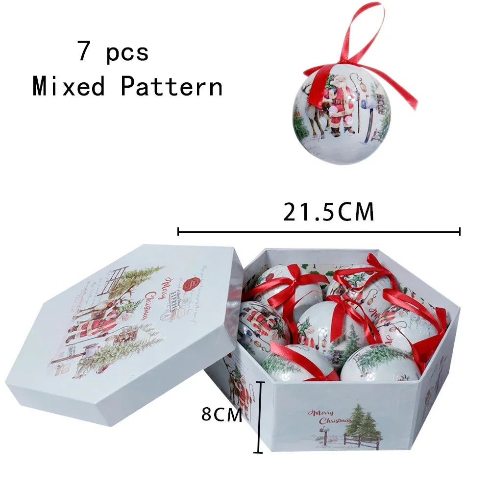 Bolas de Navidad, colgantes de Navidad, adornos para árbol, bolas multicolores, juego de decoraciones para fiestas en el hogar, Navidad, bolas de decoración navideña