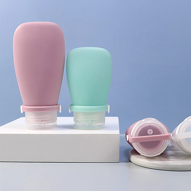 Portable Silicone Travel Bottle Cosmetic Storage Refillable Empty Bottle