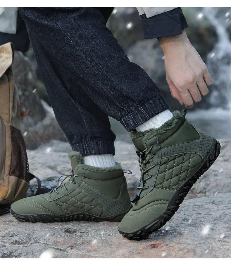 Brandneue Winterstiefel für Damen und Herren, Barfuß-Outdoor-Schuhe mit rutschfester Oberfläche