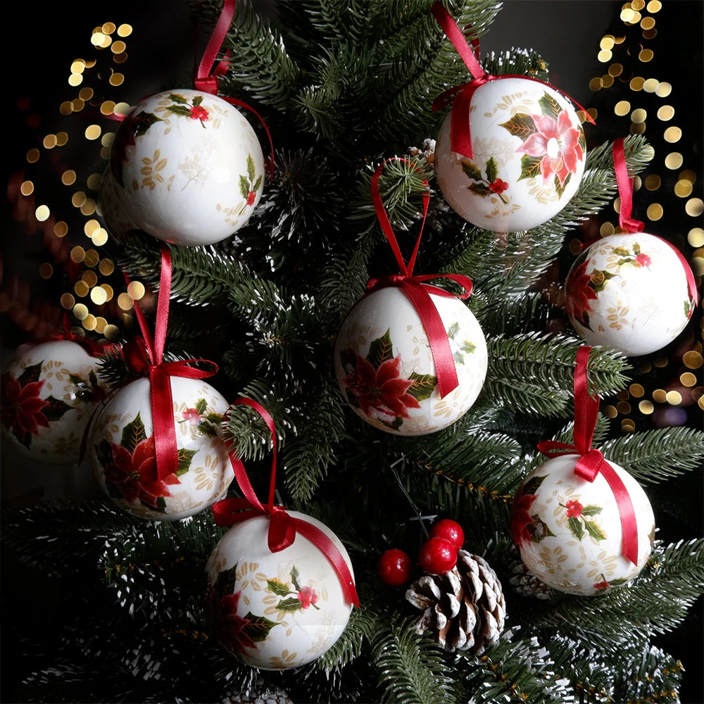 Bolas de Navidad, colgantes de Navidad, adornos para árbol, bolas multicolores, juego de decoraciones para fiestas en el hogar, Navidad, bolas de decoración navideña