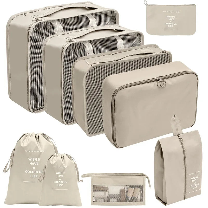 Travel Organizer Storage Bags Suitcase 7/8/9/10 Pcs Set