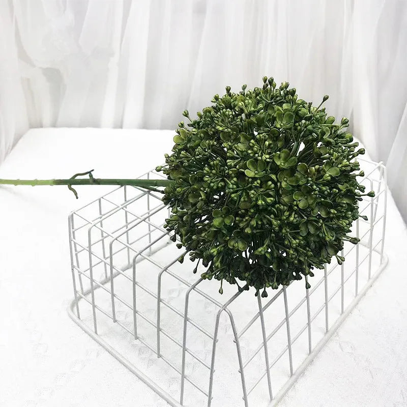 Gran rama de cebolla artificial colorida para salón de bodas floral 75 cm.