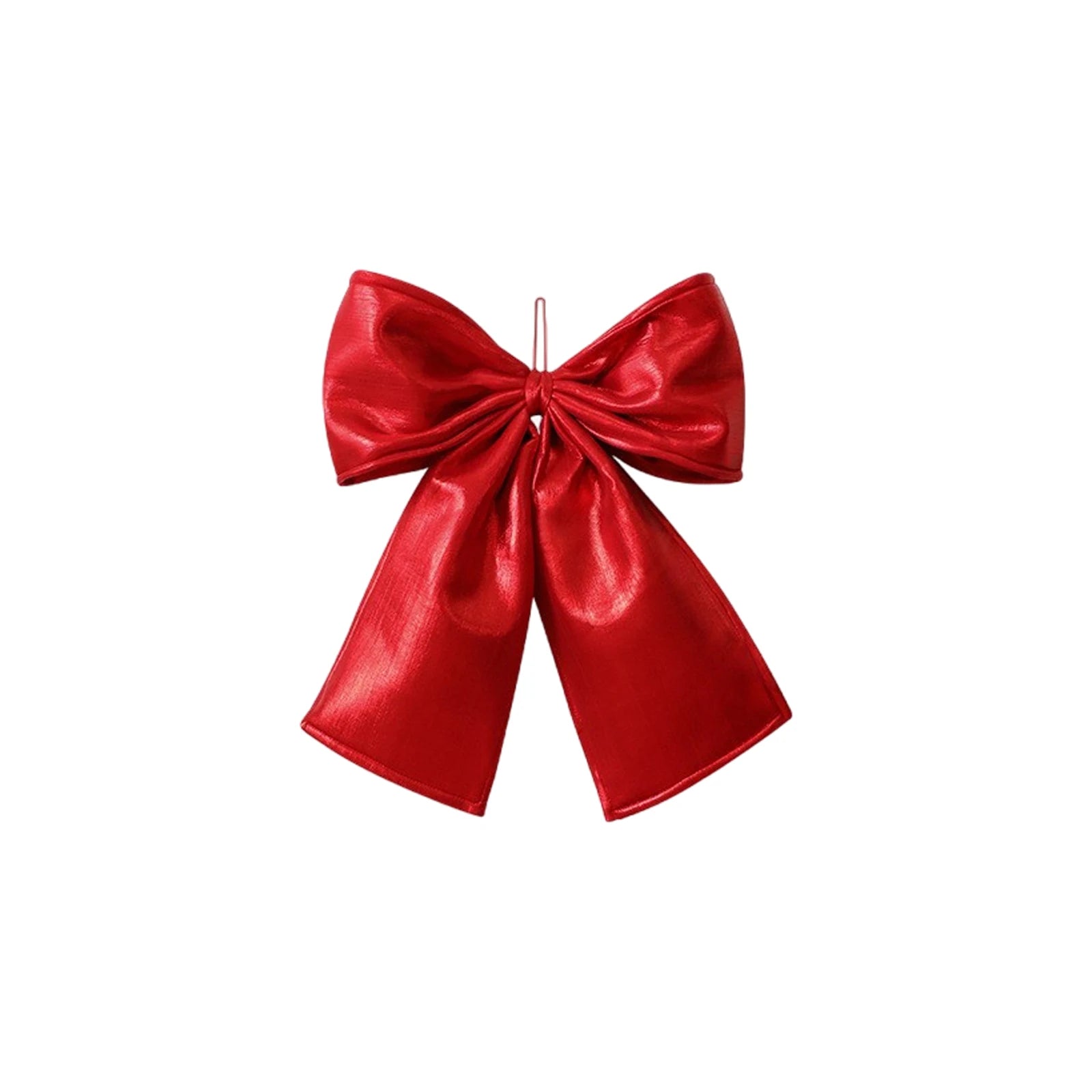 Lazo navideño grande para decoración del árbol.