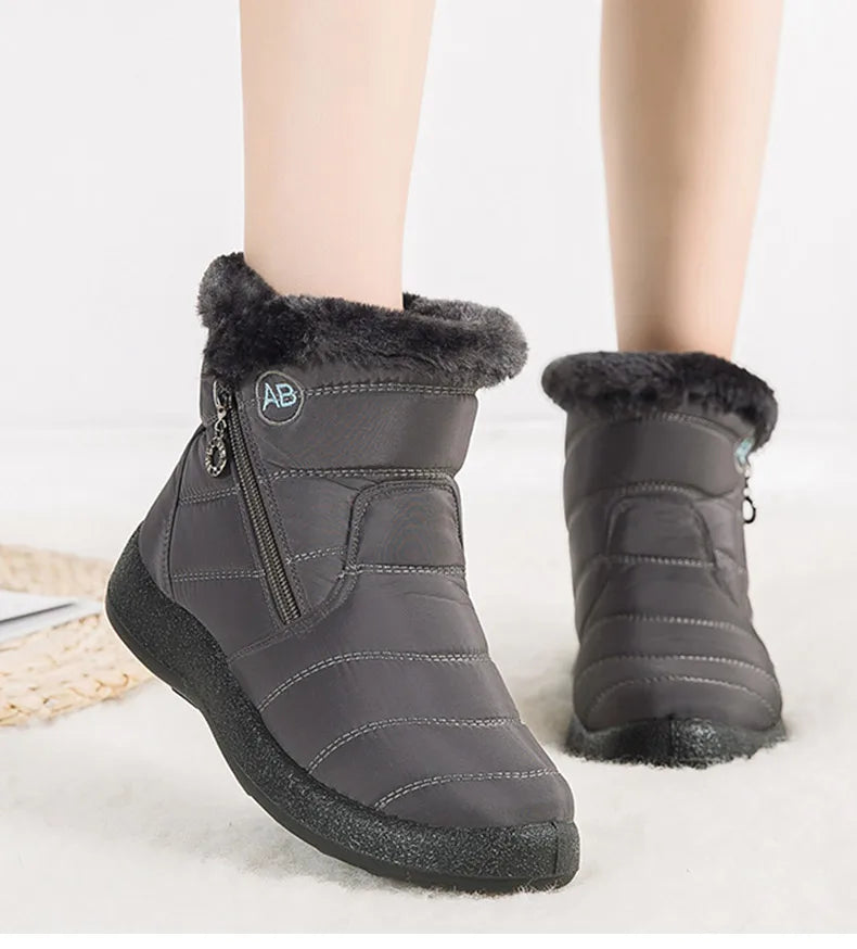 Botas de Mujer Botines de Mujer con Piel Invierno