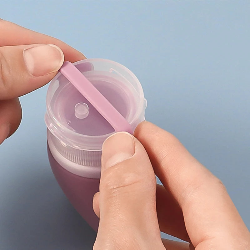 Portable Silicone Travel Bottle Cosmetic Storage Refillable Empty Bottle