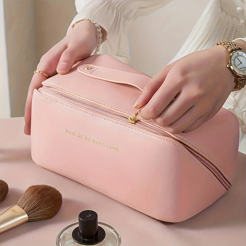Organizador de maquillaje, neceser para mujer, estuche de maquillaje, bolsa de almacenamiento