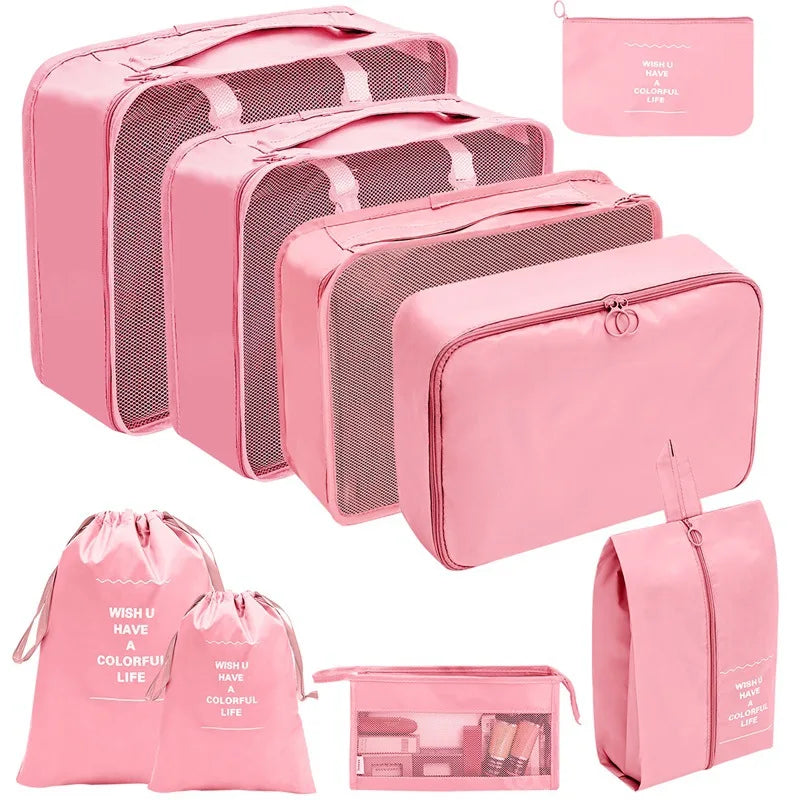 Travel Organizer Storage Bags Suitcase 7/8/9/10 Pcs Set