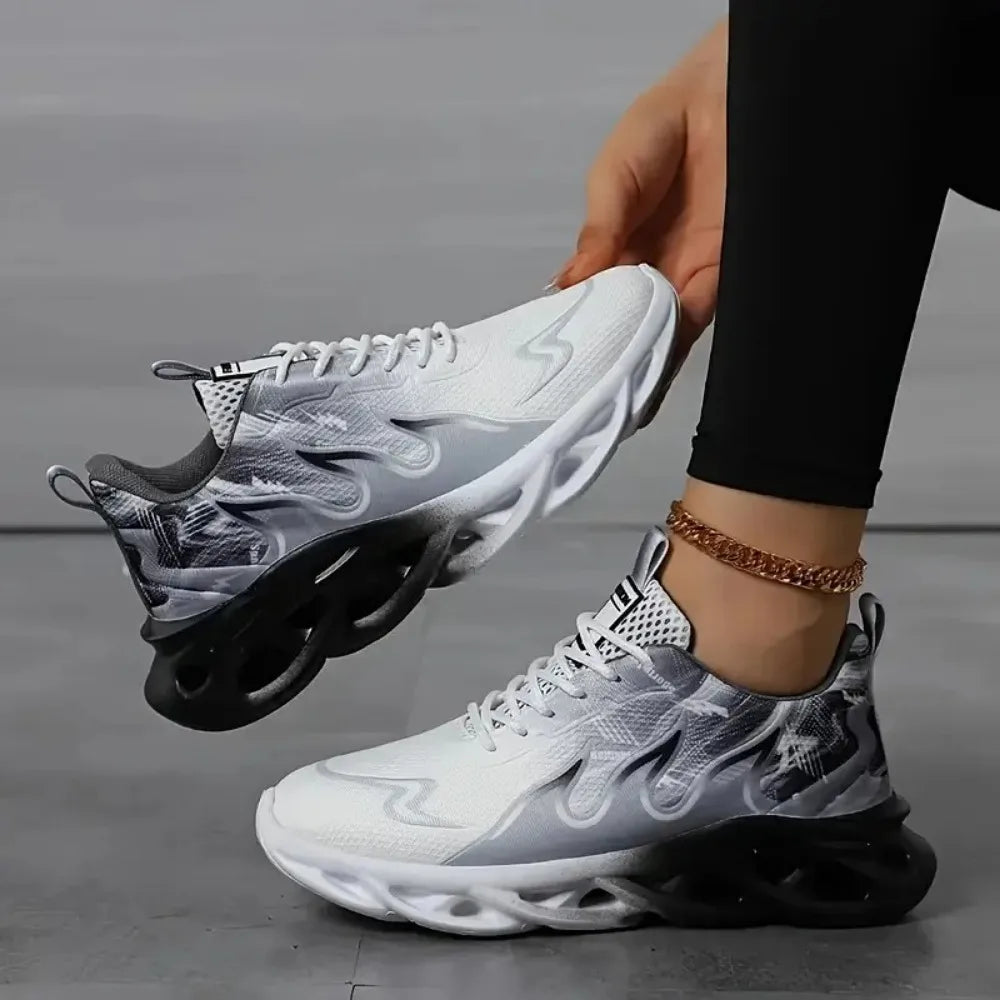 Womens Ladies Walking Tennis Shoes Slip on Lightweight