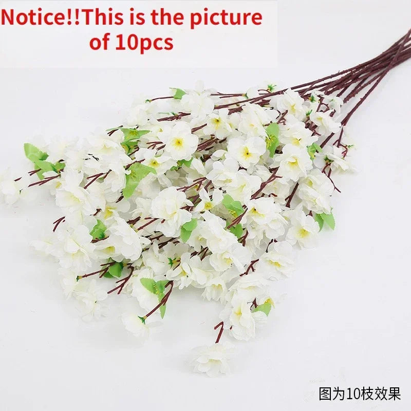 Flores artificiales de primavera de flor de durazno