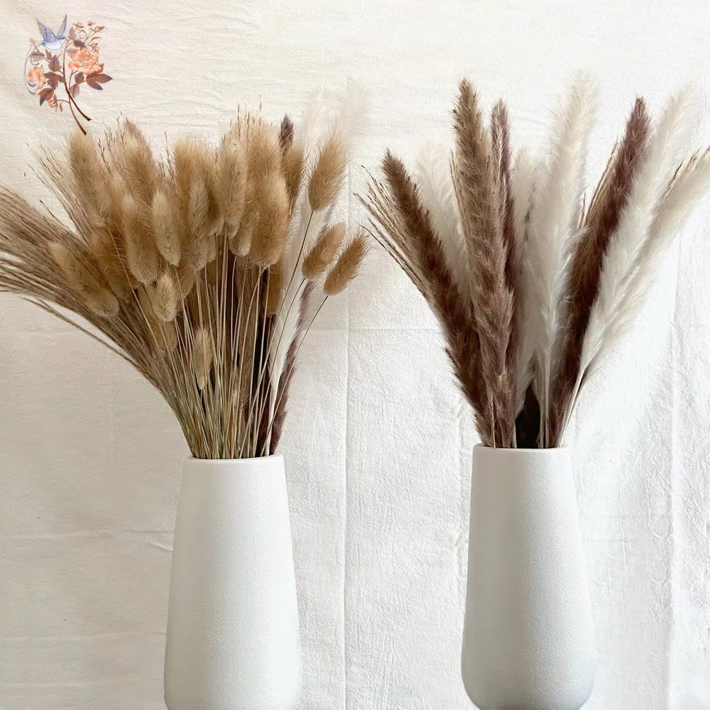Natural Pampas Dried Flowers Bouquet Decoration