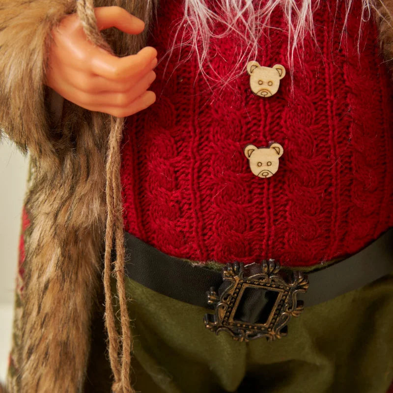 Große Weihnachtsmann-Puppen, Ornamente, 60 cm, stehender Weihnachtsmann.