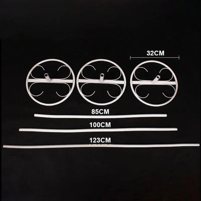 Flores artificiales de espuma de plomo grandes con soporte de 50/60/75 cm