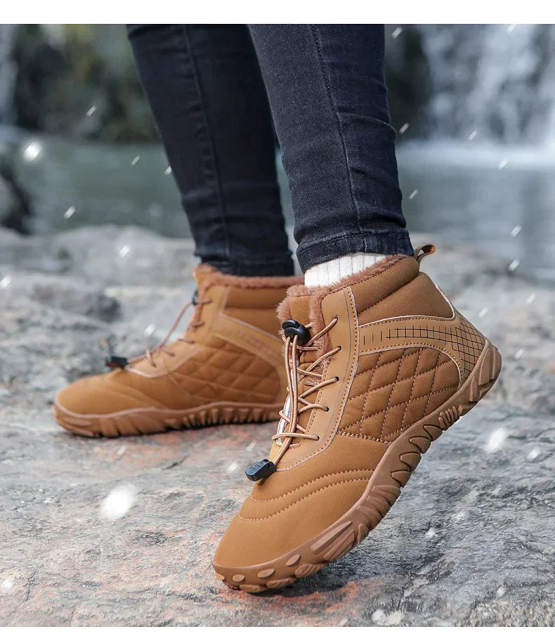 Brandneue Winterstiefel für Damen und Herren, Barfuß-Outdoor-Schuhe mit rutschfester Oberfläche