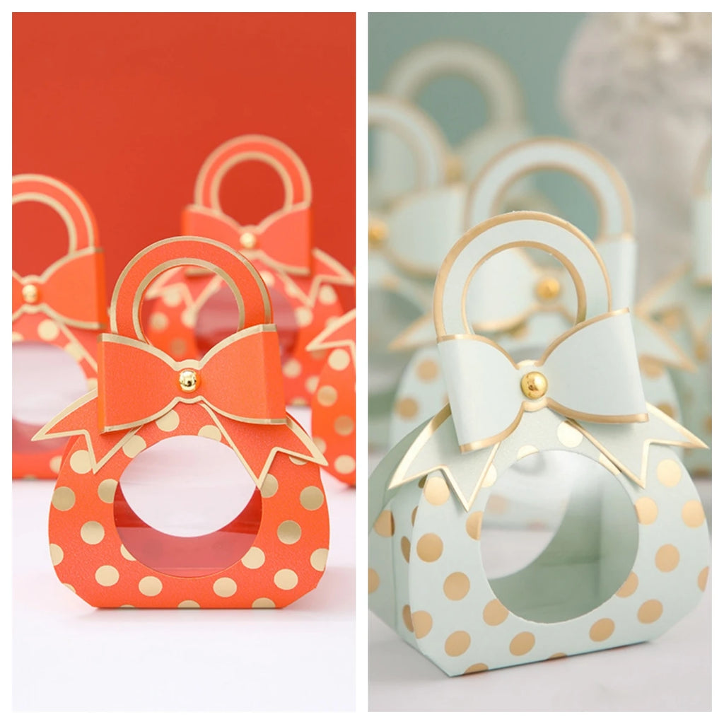 Sacchetto di caramelle creativo stile ciuccio, scatola di cioccolatini per bomboniere di nozze. 50 pezzi