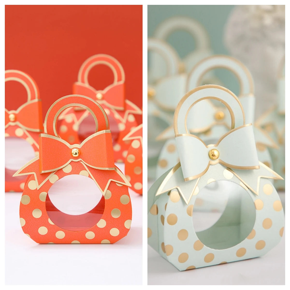 Sacchetto di caramelle creativo stile ciuccio, scatola di cioccolatini per bomboniere di nozze. 50 pezzi