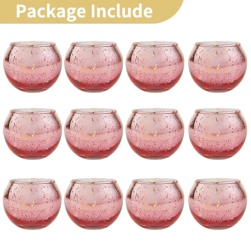 Mercury Glass Tealight Candle Holders