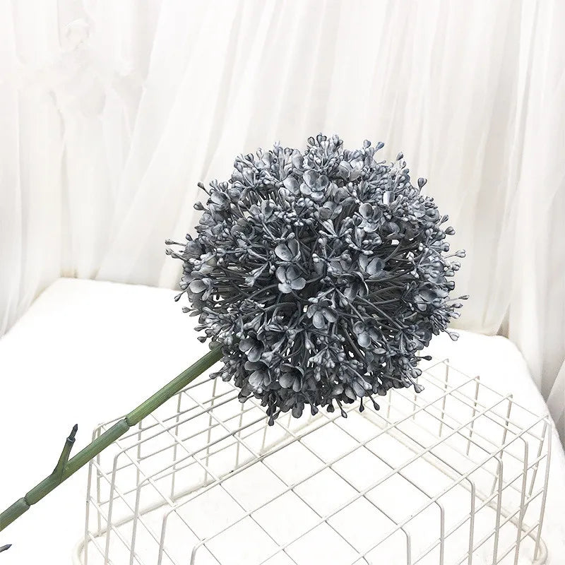 Gran rama de cebolla artificial colorida para salón de bodas floral 75 cm.