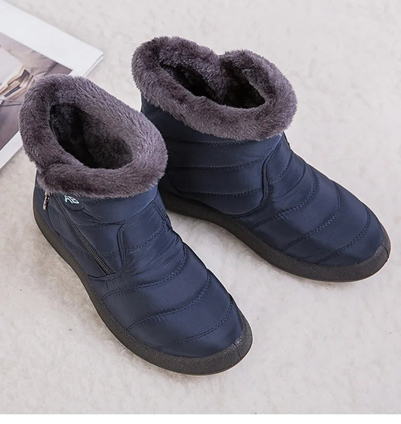 Botas de Mujer Botines de Mujer con Piel Invierno
