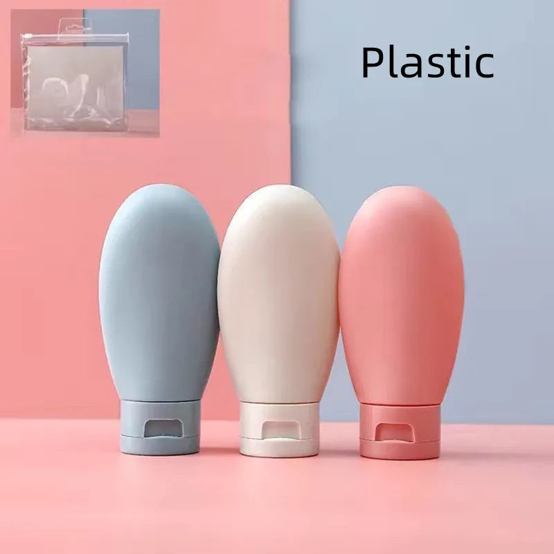 Portable Silicone Travel Bottle Cosmetic Storage Refillable Empty Bottle