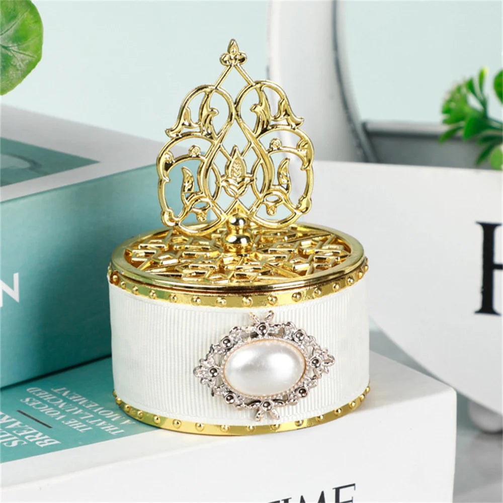 Golden White Elegant Candy Gift Box.