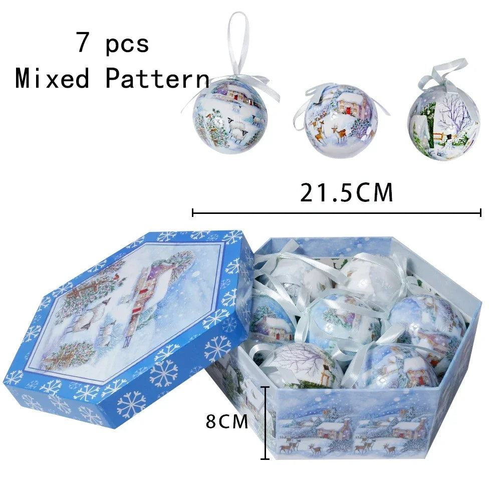 Bolas de Navidad, colgantes de Navidad, adornos para árbol, bolas multicolores, juego de decoraciones para fiestas en el hogar, Navidad, bolas de decoración navideña