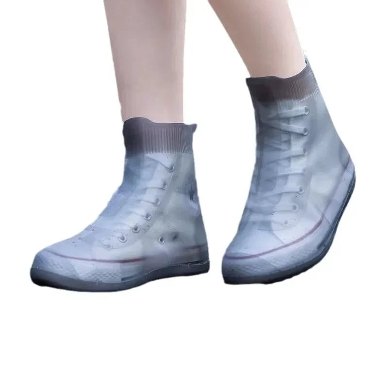 Lightweight Thick Wear-resistant Silicone Rain Shoe Covers Travel