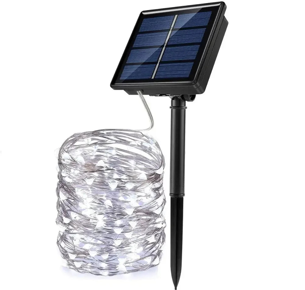 Solar Christmas String Lights 50-300 LED Fairy Garden Outdoor.