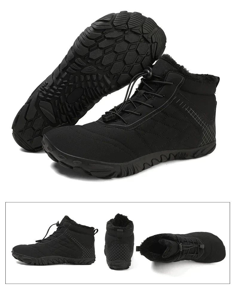 Brandneue Winterstiefel für Damen und Herren, Barfuß-Outdoor-Schuhe mit rutschfester Oberfläche
