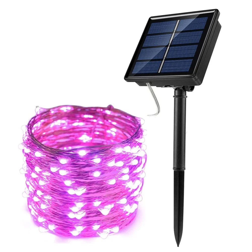 Solar Christmas String Lights 50-300 LED Fairy Garden Outdoor.