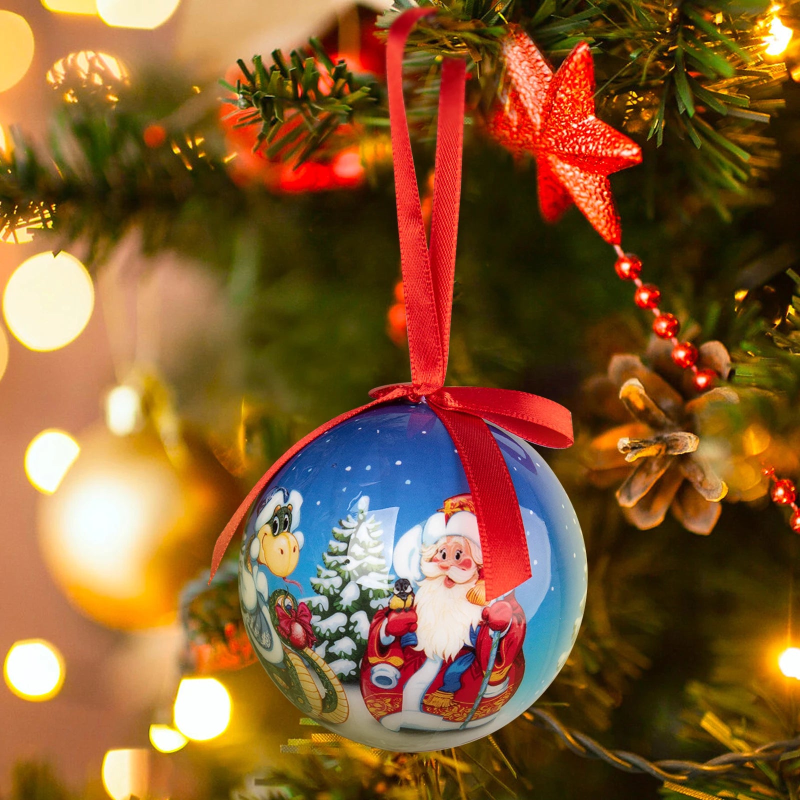 Bolas de Navidad, colgantes de Navidad, adornos para árbol, bolas multicolores, juego de decoraciones para fiestas en el hogar, Navidad, bolas de decoración navideña