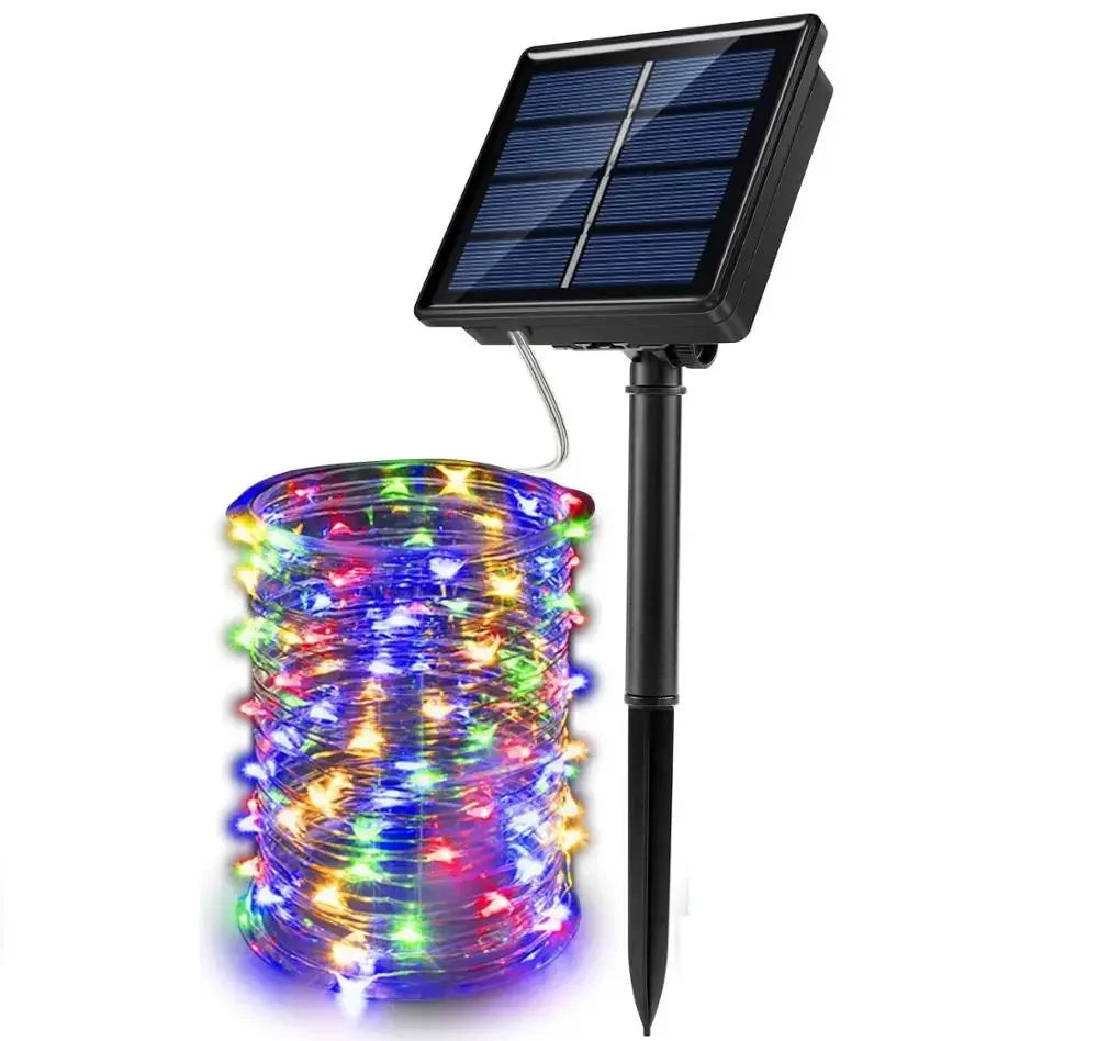 Solar Christmas String Lights 50-300 LED Fairy Garden Outdoor.