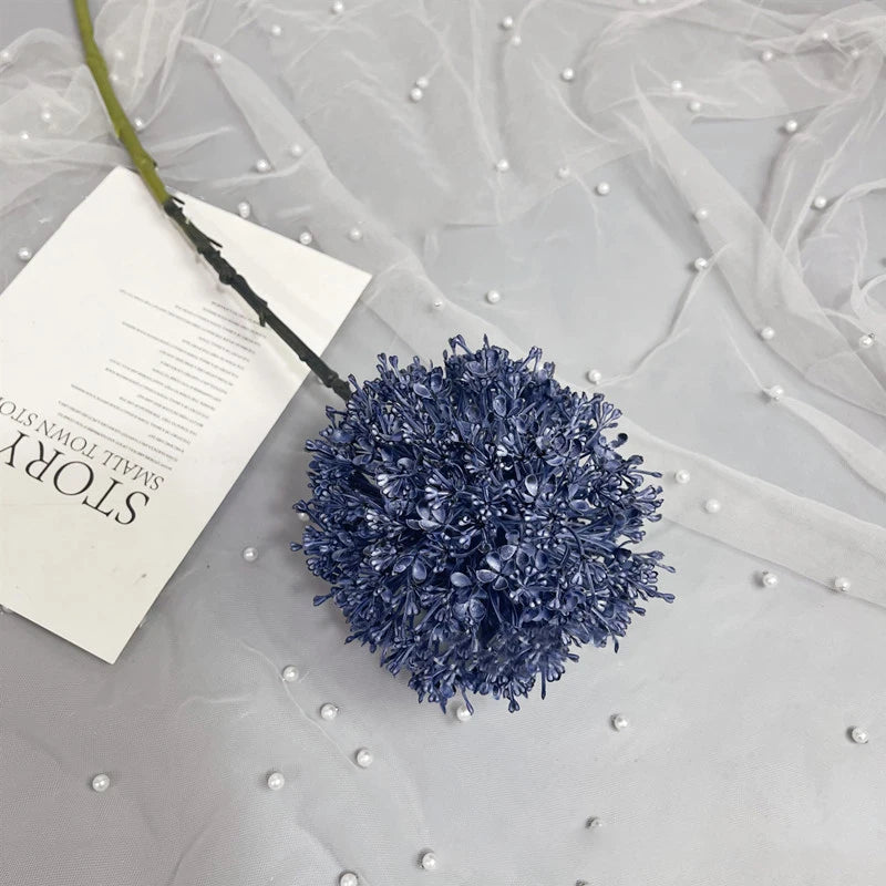 Gran rama de cebolla artificial colorida para salón de bodas floral 75 cm.