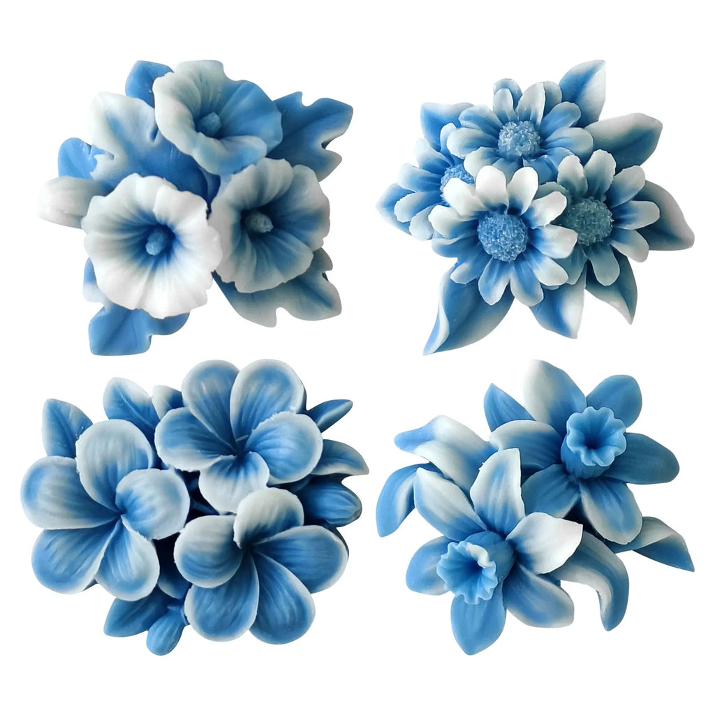 Blumen-Silikonform für selbstgemachte Aromatherapiekerzen