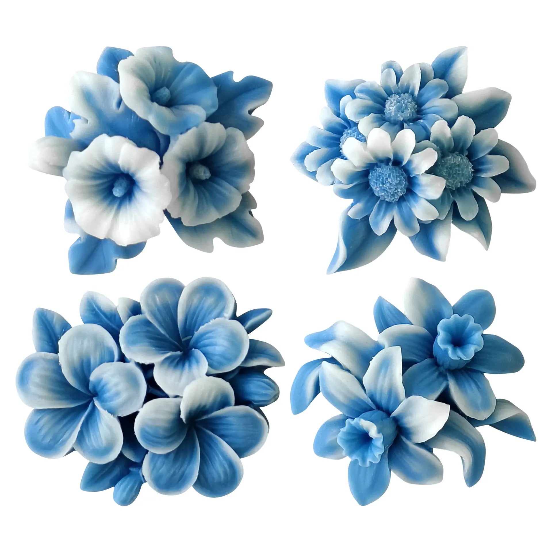 Blumen-Silikonform für selbstgemachte Aromatherapiekerzen