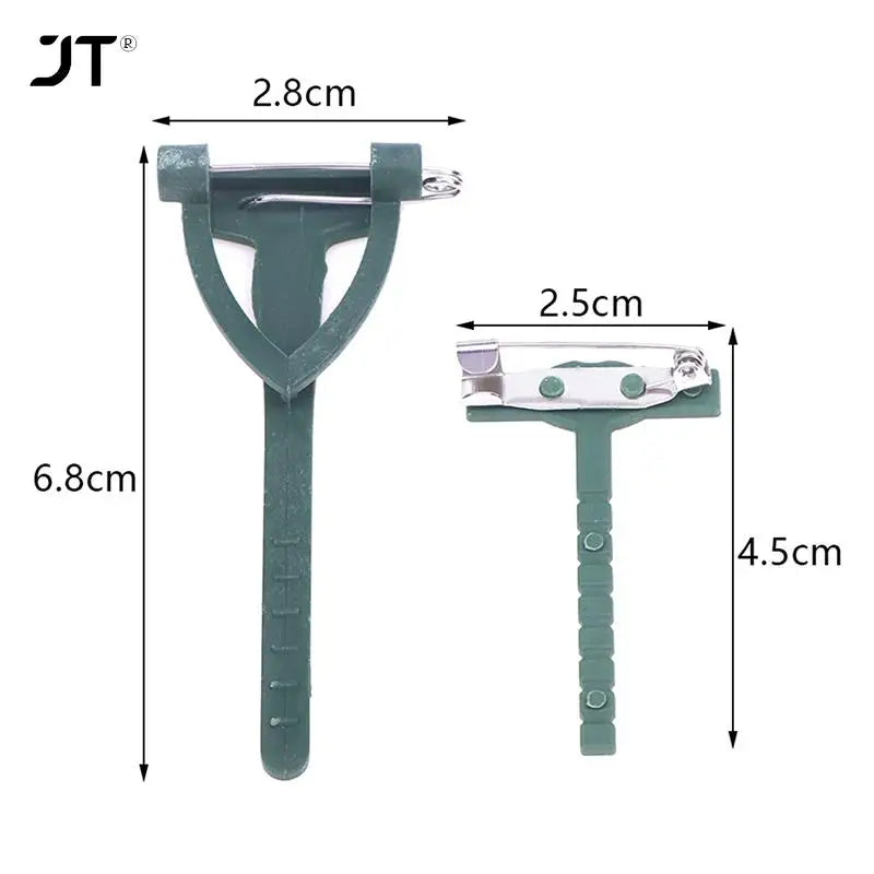 Spille in plastica e metallo per fiori, 10/20 pezzi.