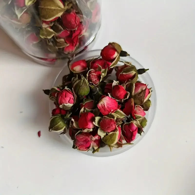 Rosa rosa seca, decoración para sala de estar, hecha a mano.