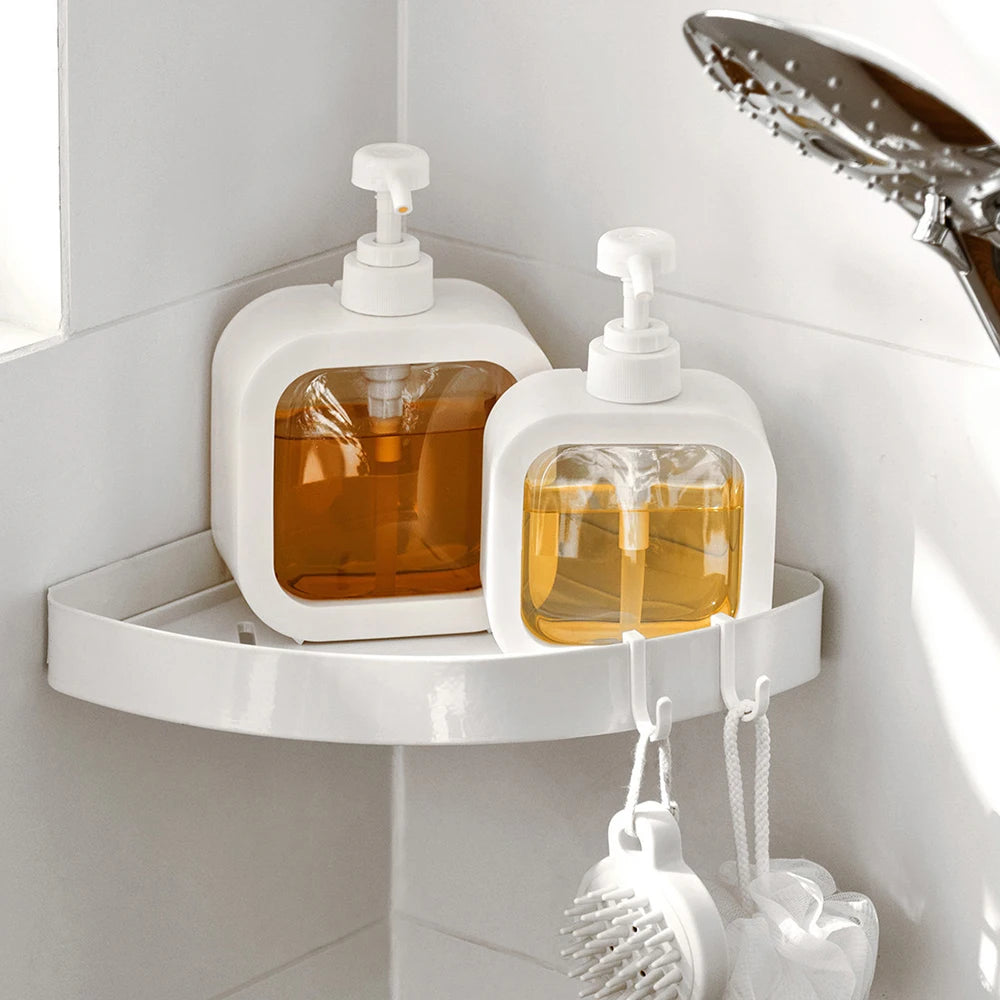 Large-capacity soap dispenser bottle transparent.
